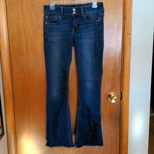 AE Blue Flare Jeans